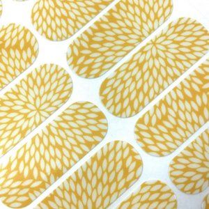 Jamberry Sunny Lotus Nail Wraps - Retired - Full Sheet